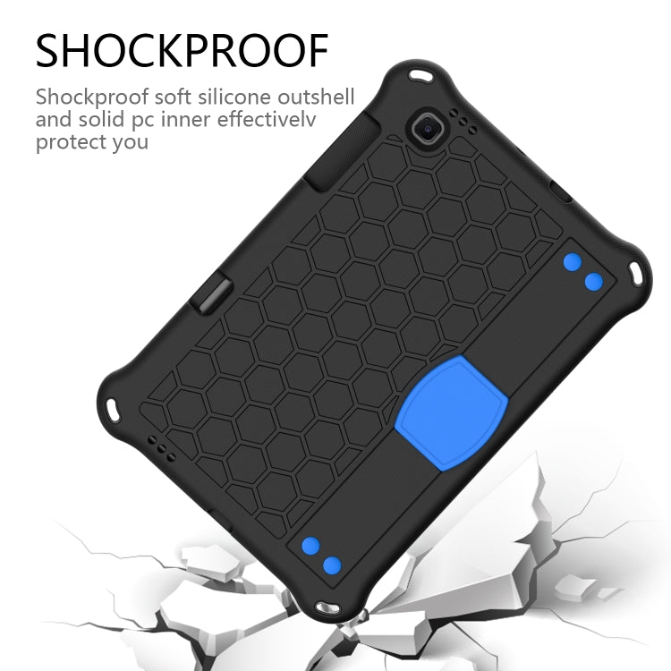 For Lenovo X306 / X606 / K10 Honeycomb EVA + PC Shockproof Tablet Case with Strap(Black+Blue) - Lenovo by PMC TechLife | Online Shopping South Africa | PMC TechLife | Buy Now Pay Later Mobicred