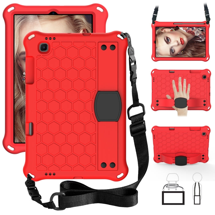 For Lenovo X306 / X606 / K10 Honeycomb EVA + PC Shockproof Tablet Case with Strap(Red+Black) - free shipping - PMC TechLife - Order now!