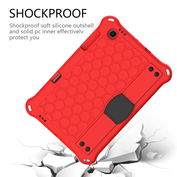 For Lenovo X306 / X606 / K10 Honeycomb EVA + PC Shockproof Tablet Case with Strap(Red+Black) - free shipping - PMC TechLife - Order now!