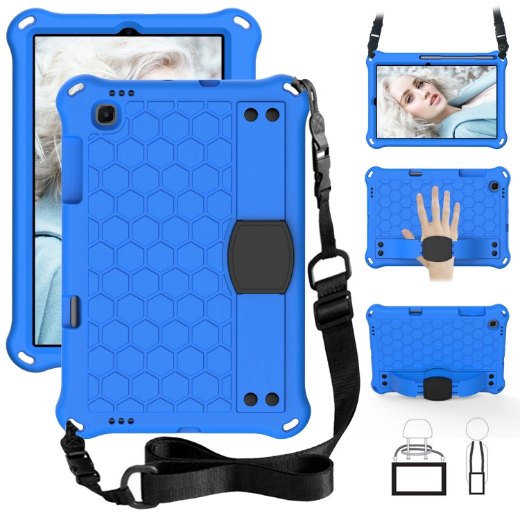 For Lenovo X306 / X606 / K10 Honeycomb EVA + PC Shockproof Tablet Case with Strap(Blue+Black) - Lenovo by PMC TechLife | Online Shopping South Africa | PMC TechLife | Buy Now Pay Later Mobicred