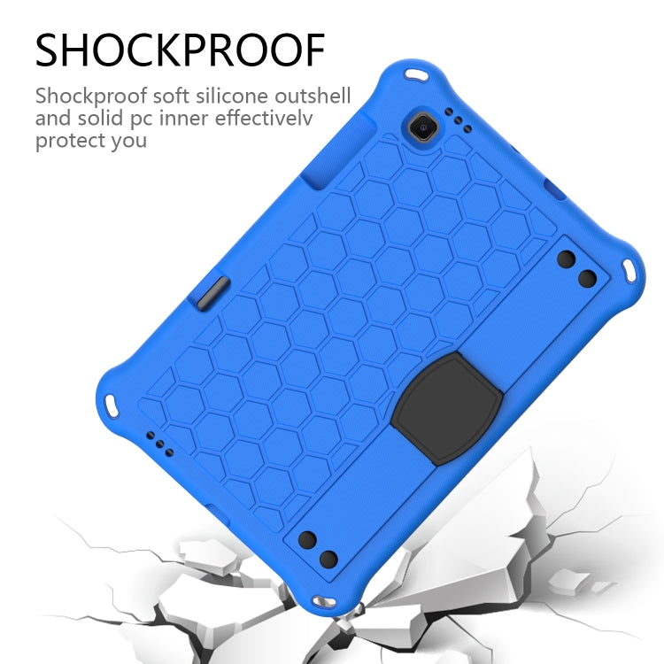 For Lenovo X306 / X606 / K10 Honeycomb EVA + PC Shockproof Tablet Case with Strap(Blue+Black) - Lenovo by PMC TechLife | Online Shopping South Africa | PMC TechLife | Buy Now Pay Later Mobicred