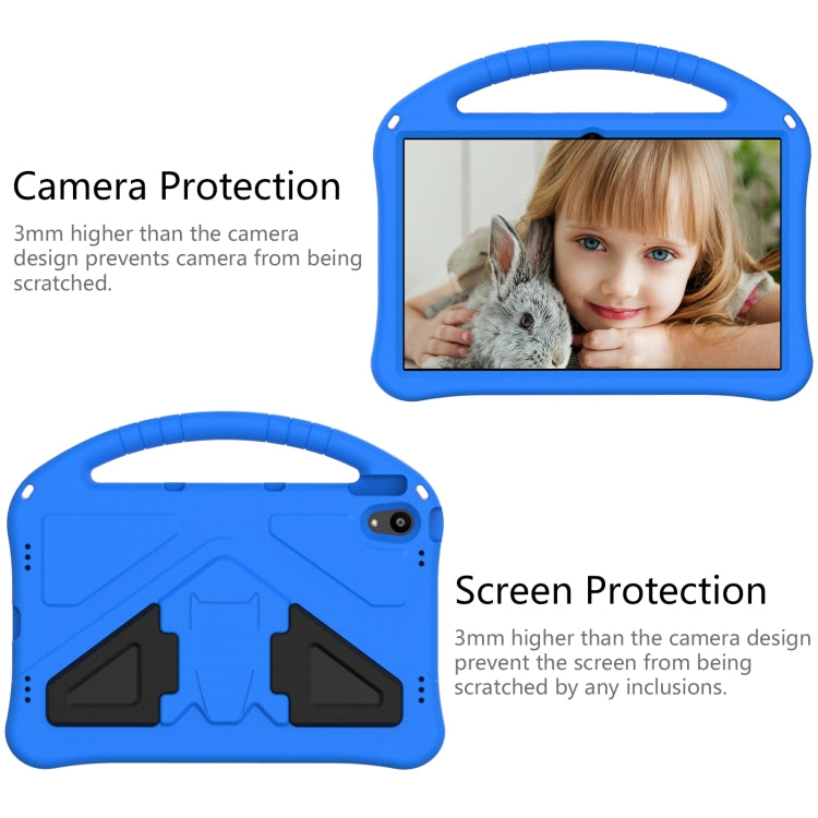 For Motorola Moto Tab G70 EVA Shockproof Tablet Case with Holder(Blue) - Others by PMC TechLife | Online Shopping South Africa | PMC TechLife | Buy Now Pay Later Mobicred