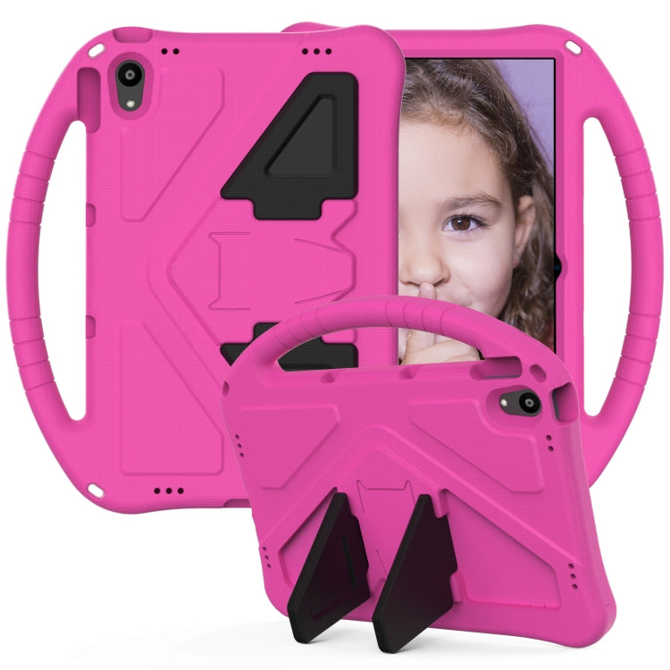 For Motorola Moto Tab G70 EVA Shockproof Tablet Case with Holder(Rose Red) - Others by PMC TechLife | Online Shopping South Africa | PMC TechLife | Buy Now Pay Later Mobicred