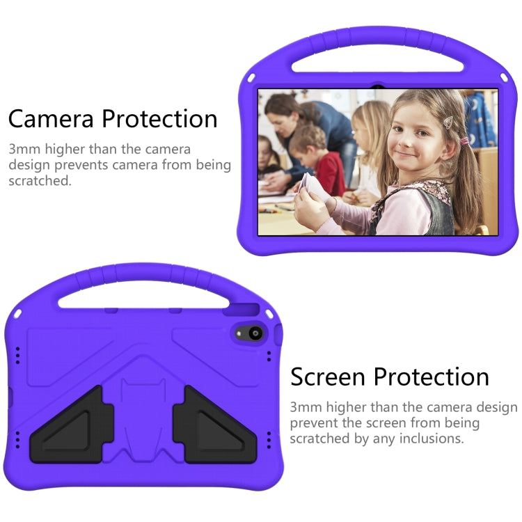 For Motorola Moto Tab G70 EVA Shockproof Tablet Case with Holder(Purple) - Others by PMC TechLife | Online Shopping South Africa | PMC TechLife | Buy Now Pay Later Mobicred