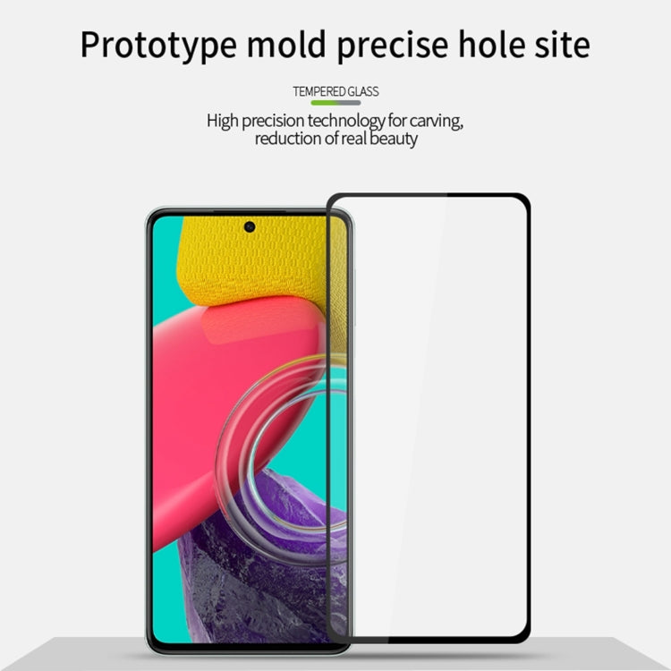 For Samsung Galaxy M53 5G MOFI 9H 2.5D Full Screen Tempered Glass Film(Black) - Galaxy Tempered Glass by MOFI | Online Shopping South Africa | PMC TechLife | Buy Now Pay Later Mobicred