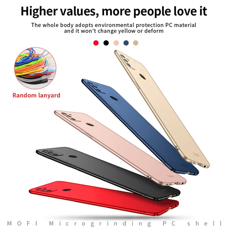 For OnePlus Nord N100 5G MOFI Frosted PC Ultra-thin Hard Case(Red) - OnePlus Cases by MOFI | Online Shopping South Africa | PMC TechLife | Buy Now Pay Later Mobicred