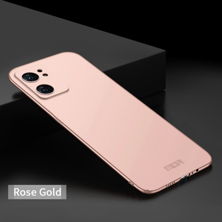 For OPPO Reno7 5G Global / Find X5 Lite MOFI Frosted PC Ultra-thin Hard Case(Rose Gold) - free shipping - PMC TechLife - Order now!