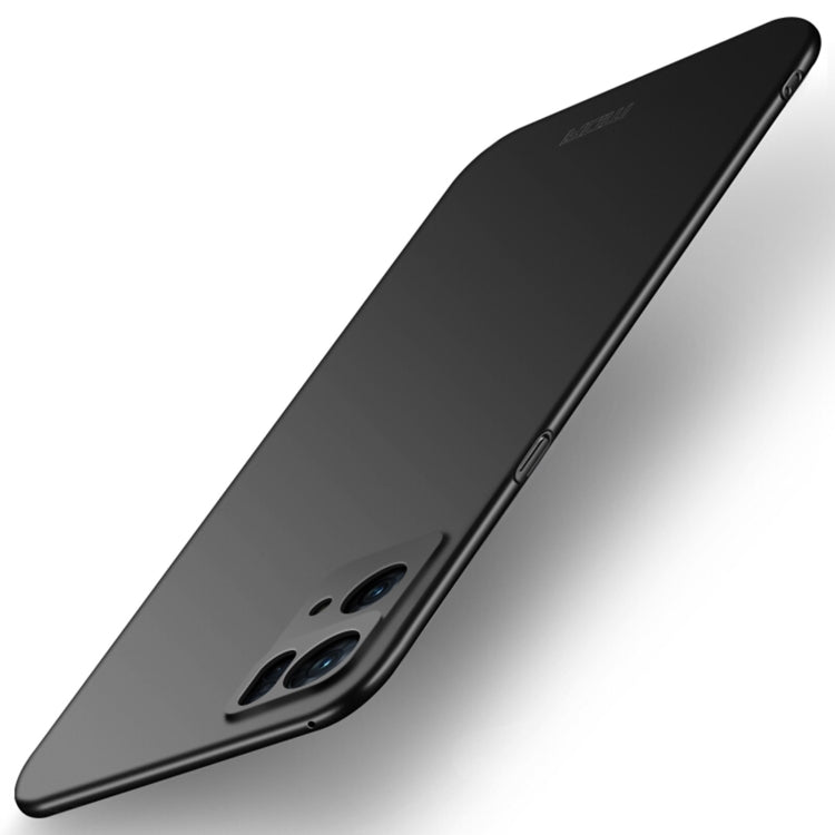 For OPPO Reno7 Pro MOFI Frosted PC Ultra-thin Hard Case(Black) - OPPO Cases by MOFI | Online Shopping South Africa | PMC TechLife | Buy Now Pay Later Mobicred