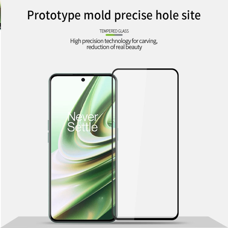 For OnePlus 10R 5G MOFI 9H 2.5D Full Screen Tempered Glass Film(Black) - OnePlus Tempered Glass by MOFI | Online Shopping South Africa | PMC TechLife