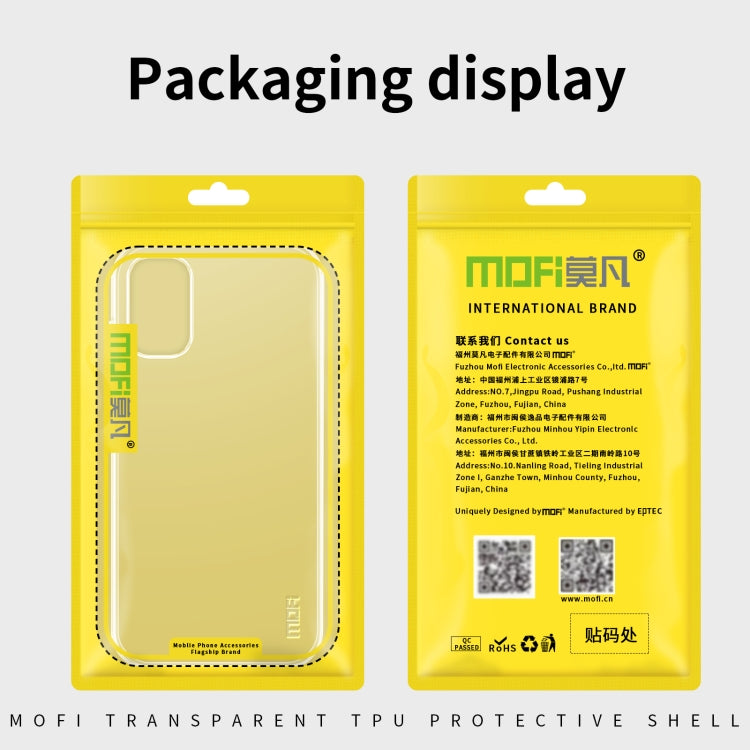 For Samsung Galaxy A22 4G MOFI Ming Series Ultra-thin TPU Phone Case(Transparent) - free shipping - PMC TechLife - Order now!