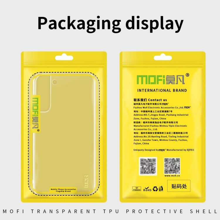 For Samsung Galaxy S22 5G MOFI Ming Series Ultra-thin TPU Phone Case(Transparent) - Galaxy S22 5G Cases by MOFI | Online Shopping South Africa | PMC TechLife