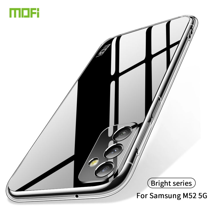 For Samsung Galaxy M52 5G MOFI Ming Series Ultra-thin TPU Phone Case(Transparent) - Galaxy Phone Cases by MOFI | Online Shopping South Africa | PMC TechLife