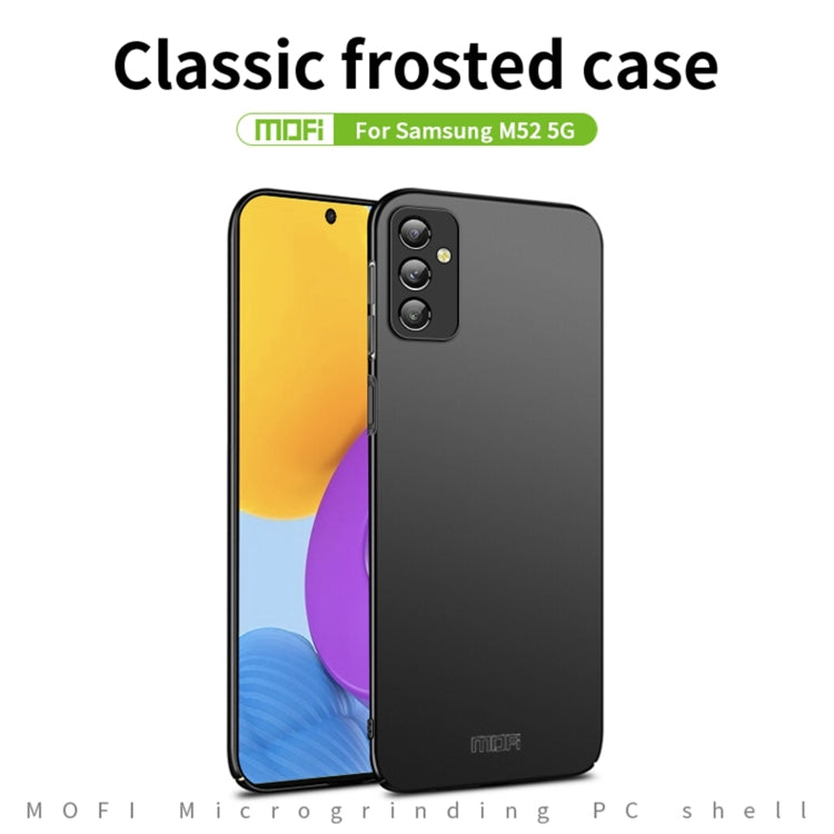For Samsung Galaxy M52 5G MOFI Frosted PC Ultra-thin Hard Case(Black) - free shipping - PMC TechLife - Order now!