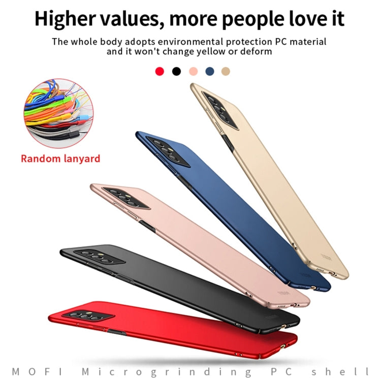 For Samsung Galaxy M52 5G MOFI Frosted PC Ultra-thin Hard Case(Red) - free shipping - PMC TechLife - Order now!