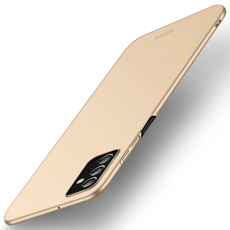 For Samsung Galaxy M52 5G MOFI Frosted PC Ultra-thin Hard Case(Gold) -  by MOFI | Online Shopping South Africa | PMC TechLife | Buy Now Pay Later Mobicred