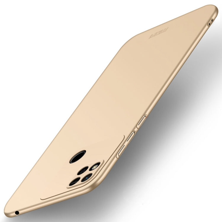 For Xiaomi Redmi 10A MOFI Frosted PC Ultra-thin Hard Case(Gold) - Xiaomi Cases by MOFI | Online Shopping South Africa | PMC TechLife | Buy Now Pay Later Mobicred