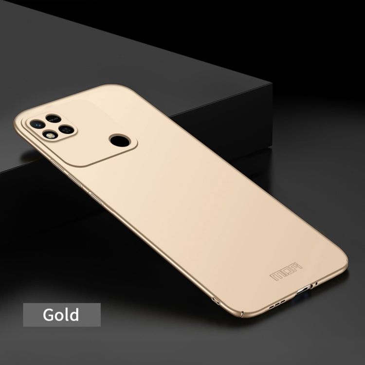 For Xiaomi Redmi 10A MOFI Frosted PC Ultra-thin Hard Case(Gold) - Xiaomi Cases by MOFI | Online Shopping South Africa | PMC TechLife | Buy Now Pay Later Mobicred