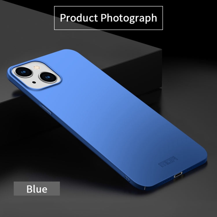 For iPhone 14 MOFI Frosted PC Ultra-thin Hard Case (Blue) - free shipping - PMC TechLife - Order now!