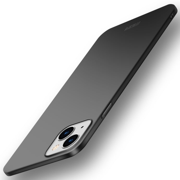 For iPhone 14 Plus MOFI Frosted PC Ultra-thin Hard Case  (Black) - free shipping - PMC TechLife - Order now!