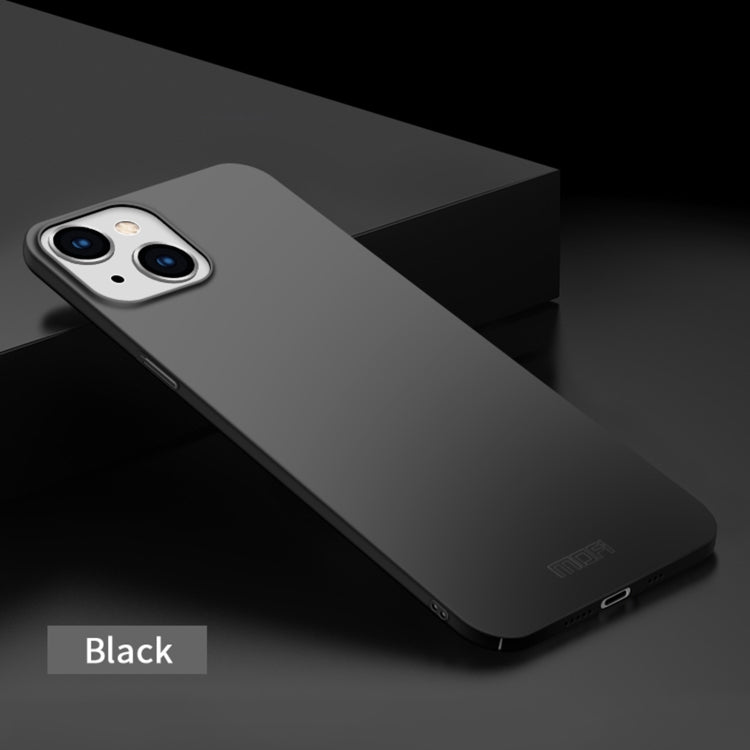 For iPhone 14 Plus MOFI Frosted PC Ultra-thin Hard Case  (Black) - free shipping - PMC TechLife - Order now!