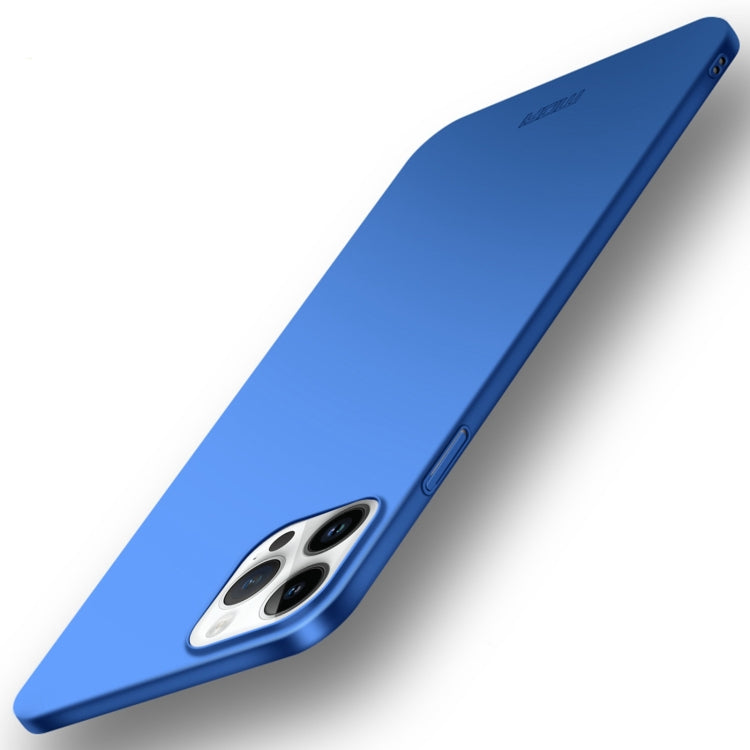 For iPhone 14 Pro MOFI Frosted PC Ultra-thin Hard Case (Blue) - iPhone 14 Pro Cases by MOFI | Online Shopping South Africa | PMC TechLife