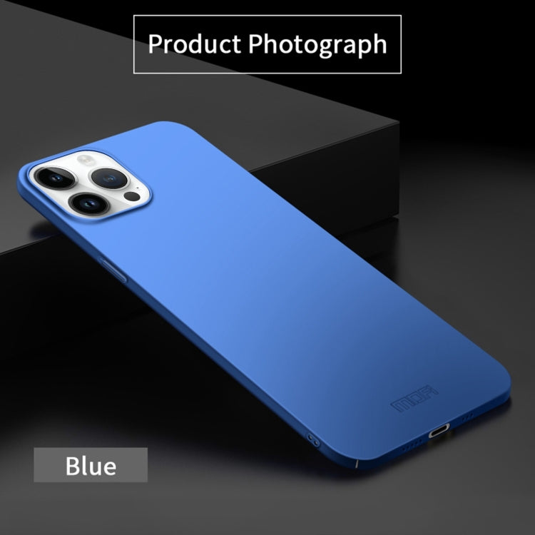 For iPhone 14 Pro Max MOFI Frosted PC Ultra-thin Hard Case (Blue) - free shipping - PMC TechLife - Order now!