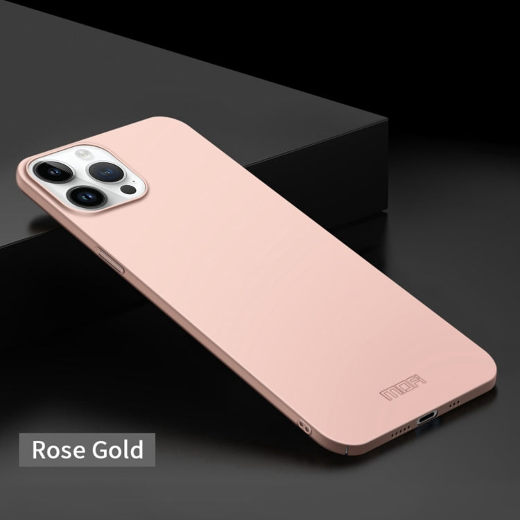 For iPhone 14 Pro Max MOFI Frosted PC Ultra-thin Hard Case (Rose Gold) - iPhone 14 Pro Max Cases by MOFI | Online Shopping South Africa | PMC TechLife
