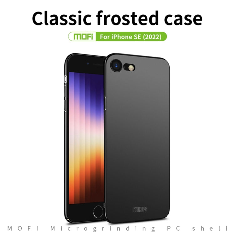 For iPhone SE 2022 / 2020 MOFI Frosted PC Ultra-thin Hard Case(Rose Gold) - iPhone SE 2022 / 2020 / 8 / 7 Cases by MOFI | Online Shopping South Africa | PMC TechLife | Buy Now Pay Later Mobicred