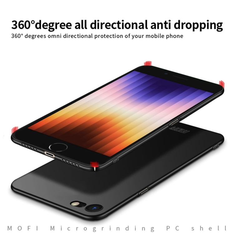For iPhone SE 2022 / 2020 MOFI Frosted PC Ultra-thin Hard Case(Rose Gold) - iPhone SE 2022 / 2020 / 8 / 7 Cases by MOFI | Online Shopping South Africa | PMC TechLife | Buy Now Pay Later Mobicred