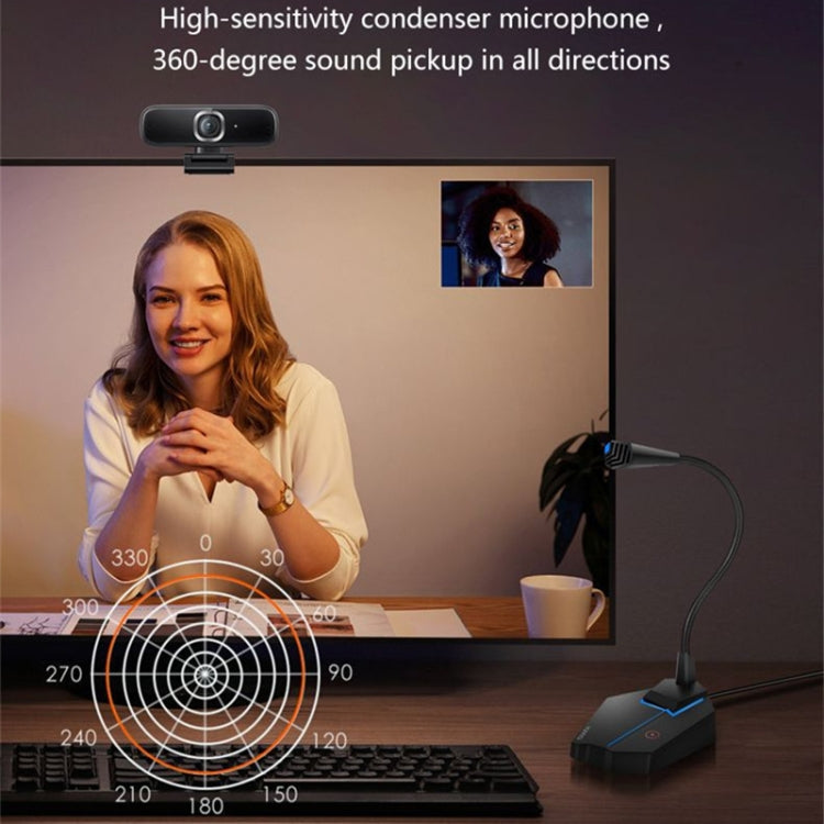 Yanmai G25 USB High Sensitive Microphone RGB Gaming Gooseneck Table Mic - Microphone by Yanmai | Online Shopping South Africa | PMC TechLife | Buy Now Pay Later Mobicred