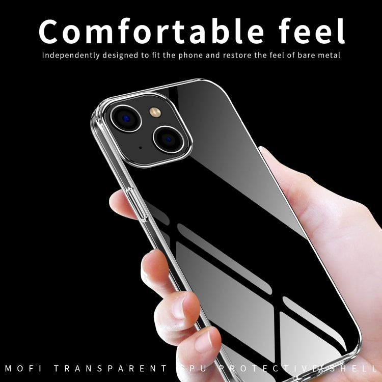 For iPhone 14 MOFI Ming Series Ultra-thin TPU Phone Case (Transparent) - iPhone 14 Cases by MOFI | Online Shopping South Africa | PMC TechLife