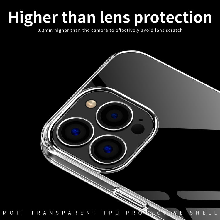 For iPhone 14 Plus MOFI Ming Series Ultra-thin TPU Phone Case (Transparent) - iPhone 14 Plus Cases by MOFI | Online Shopping South Africa | PMC TechLife