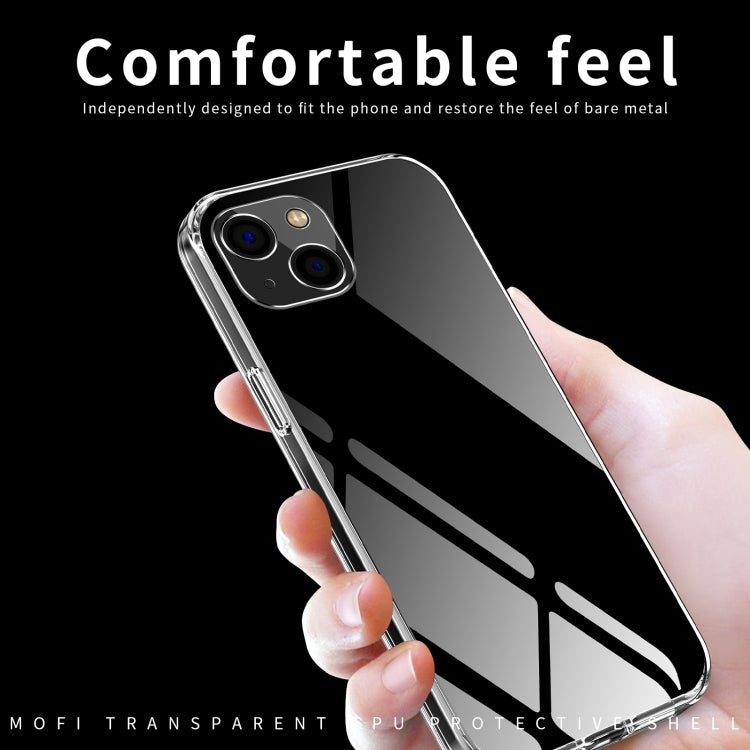 For iPhone 13 MOFI Ming Series Ultra-thin TPU Phone Case(Transparent) - iPhone 13 Cases by MOFI | Online Shopping South Africa | PMC TechLife