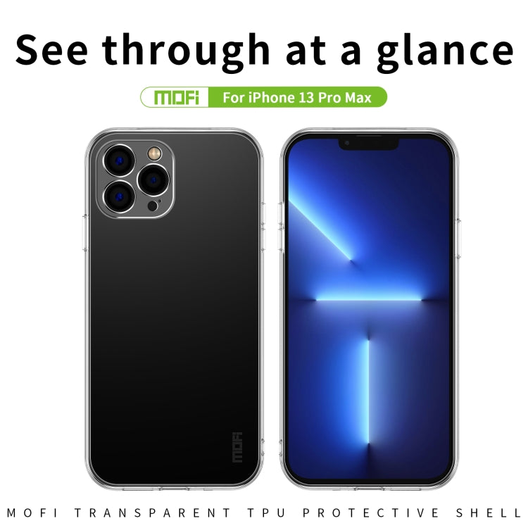 For iPhone 13 Pro Max MOFI Ming Series Ultra-thin TPU Phone Case (Transparent) - free shipping - PMC TechLife - Order now!