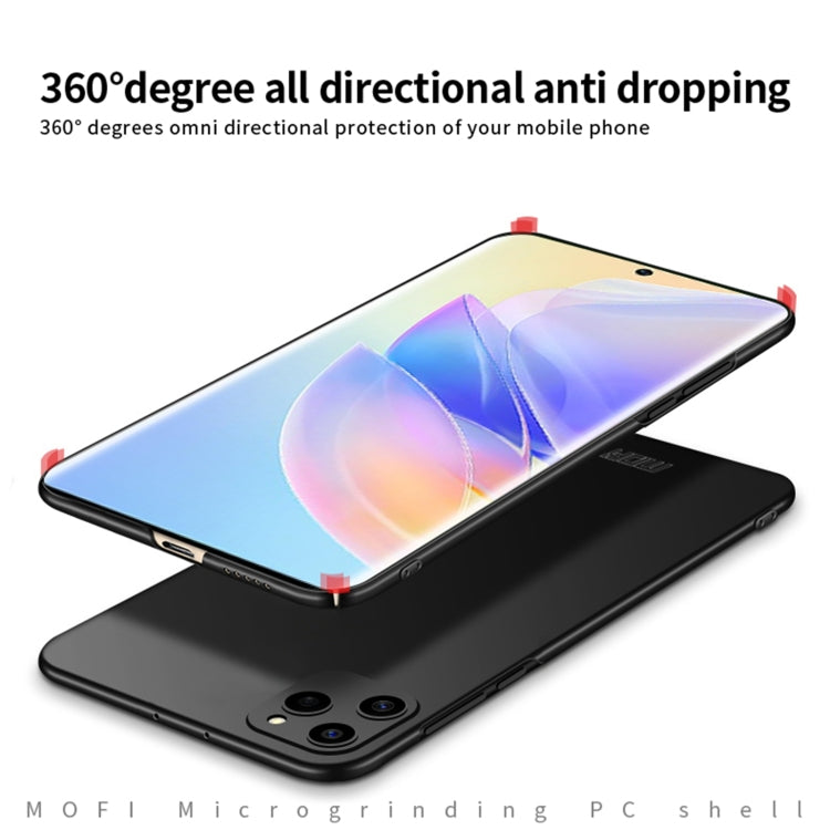 For Honor 60 SE MOFI Frosted PC Ultra-thin Hard Case(Black) - Honor Cases by MOFI | Online Shopping South Africa | PMC TechLife