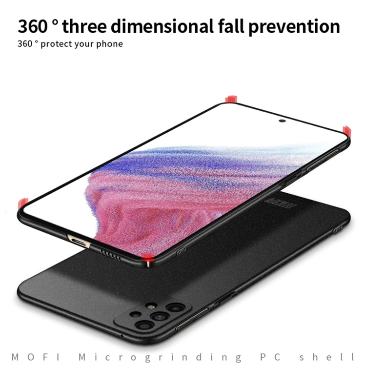 For Samsung Galaxy A53 5G MOFI Fandun Series Frosted PC Ultra-thin All-inclusive Phone Case(Red) - Galaxy Phone Cases by MOFI | Online Shopping South Africa | PMC TechLife | Buy Now Pay Later Mobicred