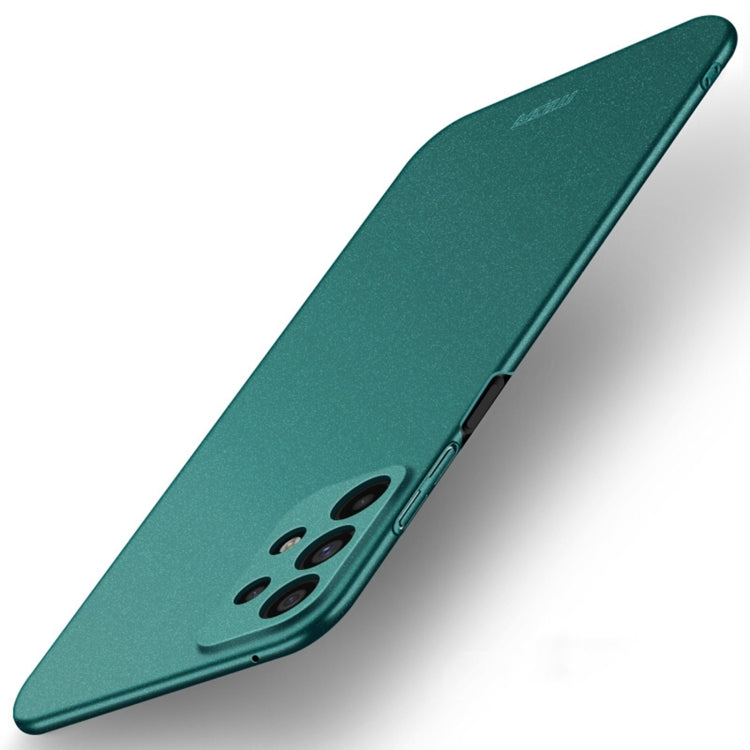 For Samsung Galaxy A73 5G MOFI Fandun Series Frosted PC Ultra-thin All-inclusive Phone Case(Green) - free shipping - PMC TechLife - Order now!