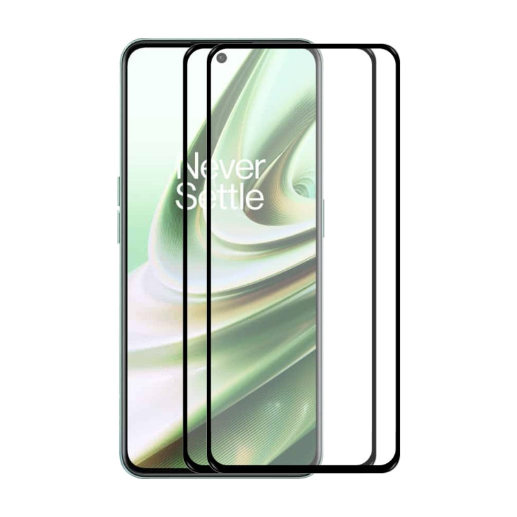 2 PCS For OnePlus 10R ENKAY Hat-Prince Full Glue 0.26mm 9H 2.5D Tempered Glass Full  Film - OnePlus Tempered Glass by ENKAY | Online Shopping South Africa | PMC TechLife | Buy Now Pay Later Mobicred