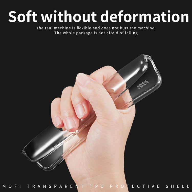 For Xiaomi Redmi Note 11T SE / Note 10 5G MOFI Ming Series Ultra-thin TPU Phone Case(Transparent) - Xiaomi Cases by MOFI | Online Shopping South Africa | PMC TechLife
