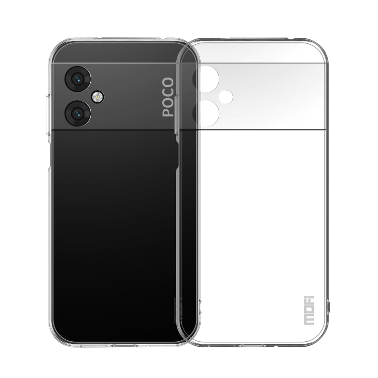 For Xiaomi Poco M4 5G MOFI Ming Series Ultra-thin TPU Phone Case(Transparent) - Xiaomi Cases by MOFI | Online Shopping South Africa | PMC TechLife