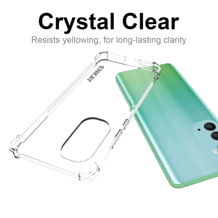 For Motorola Moto Edge 2022 ENKAY Transparent TPU Shockproof Phone Case - Motorola Cases by ENKAY | Online Shopping South Africa | PMC TechLife | Buy Now Pay Later Mobicred