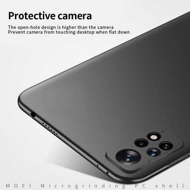 For Xiaomi Redmi Note 11E Pro MOFI Frosted PC Ultra-thin Hard Case(Gold) - free shipping - PMC TechLife - Order now!