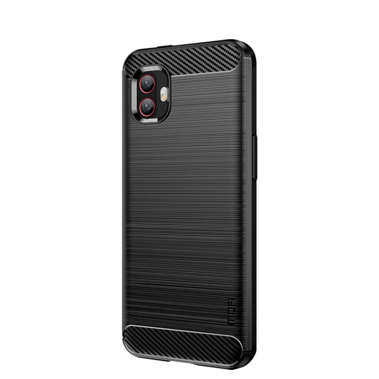 For Samsung Galaxy Xcover6 Pro / Xcover Pro 2 MOFI Gentleness Brushed Carbon Fiber Soft TPU Case(Black) - free shipping - PMC TechLife - Order now!