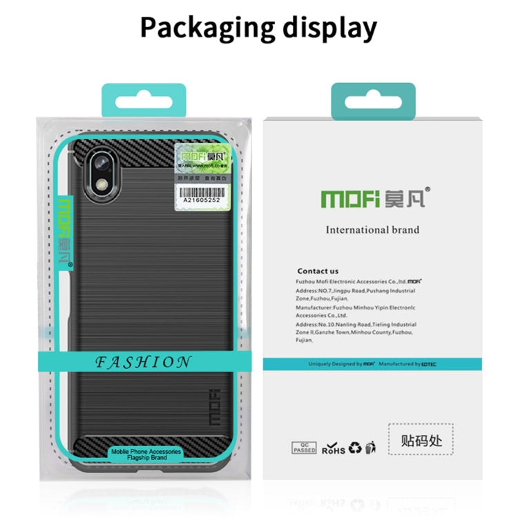For Samsung Galaxy Xcover6 Pro / Xcover Pro 2 MOFI Gentleness Brushed Carbon Fiber Soft TPU Case(Gray) -  by MOFI | Online Shopping South Africa | PMC TechLife | Buy Now Pay Later Mobicred