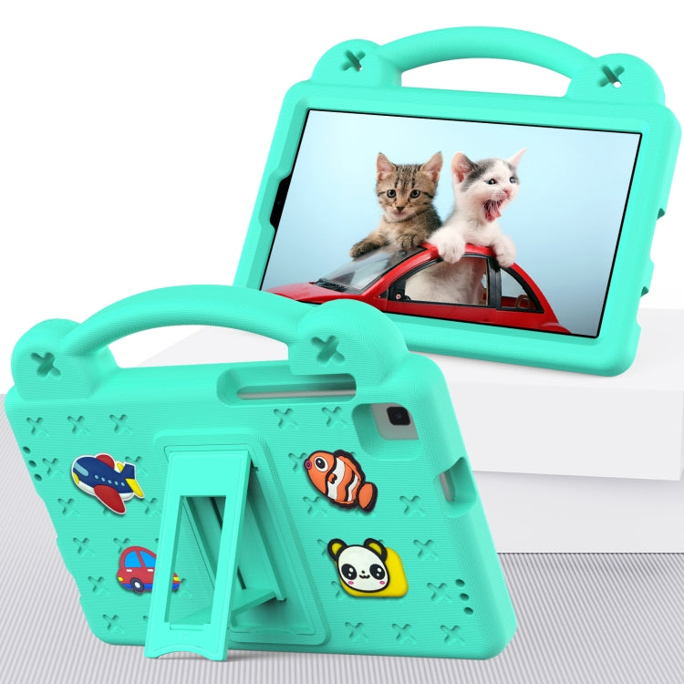 For Huawei MediaPad M3 Lite 8.0 Handle Kickstand Children EVA Shockproof Tablet Case(Mint Green) - Huawei by PMC TechLife | Online Shopping South Africa | PMC TechLife | Buy Now Pay Later Mobicred