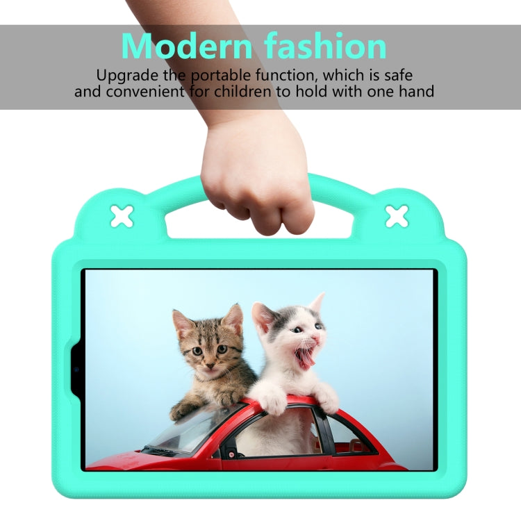 For Huawei MediaPad M3 Lite 8.0 Handle Kickstand Children EVA Shockproof Tablet Case(Mint Green) - Huawei by PMC TechLife | Online Shopping South Africa | PMC TechLife | Buy Now Pay Later Mobicred