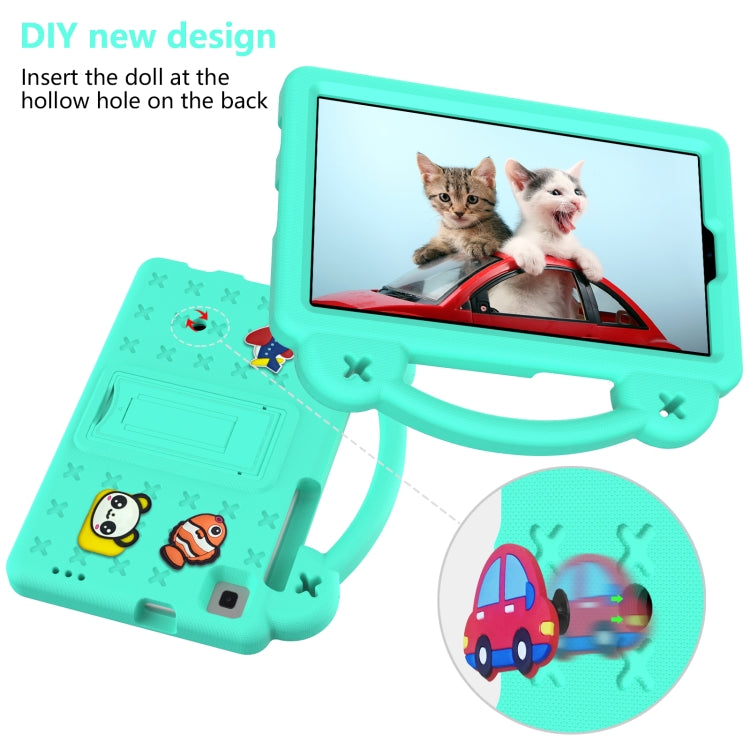 For Huawei MediaPad M3 Lite 8.0 Handle Kickstand Children EVA Shockproof Tablet Case(Mint Green) - Huawei by PMC TechLife | Online Shopping South Africa | PMC TechLife | Buy Now Pay Later Mobicred