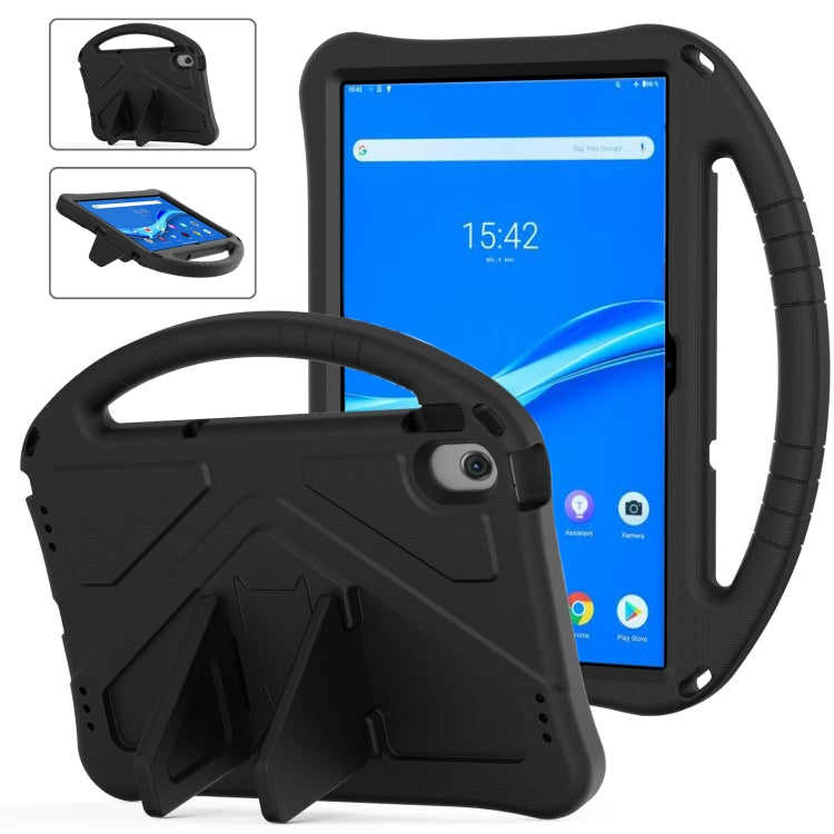 For Lenovo Tab M10 Plus 10.6 3rd Gen TB125FU 2022 EVA Shockproof Tablet Case with Holder(Black) - Lenovo by PMC TechLife | Online Shopping South Africa | PMC TechLife | Buy Now Pay Later Mobicred