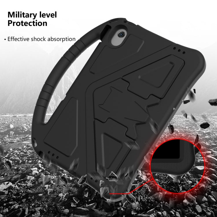 For Lenovo Tab M10 Plus 10.6 3rd Gen TB125FU 2022 EVA Shockproof Tablet Case with Holder(Black) - Lenovo by PMC TechLife | Online Shopping South Africa | PMC TechLife | Buy Now Pay Later Mobicred