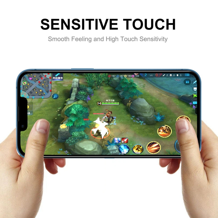 For iPhone 16e / 14 / 13 / 13 Pro 5pcs ENKAY 6D Full Glue Tempered Glass Full Film - free shipping - PMc TechLife - Order now!